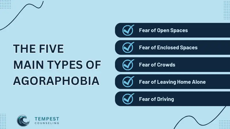 Five Types of Agoraphobia